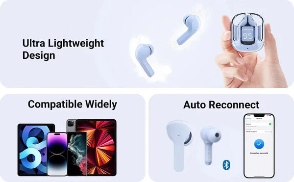 Air 31 TWS Wireless Transparent Earbuds