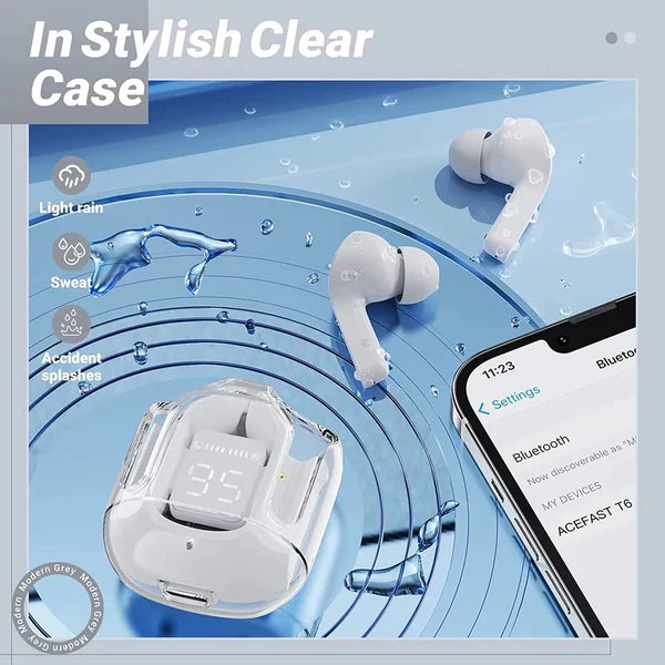 Air 31 TWS Wireless Transparent Earbuds