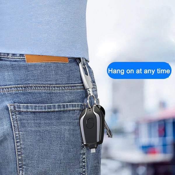 Portable Mini Keychain Power Bank 2000mAh